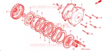 EMBRAYAGE pour Honda FL 400 ODYSSEY PILOT de 1990