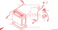 BATTERIE pour Honda TRX 200 FOURTRAX D de 1994