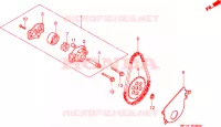 POMPE A HUILE pour Honda TRX 200 FOURTRAX D de 1994