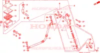 MAITRE CYLINDRE DE FREIN ARRIERE pour Honda TRX 300 SPORTRAX EX de 1994
