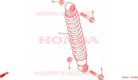 AMORTISSEUR ARRIERE pour Honda TRX 300 FOURTRAX de 2000