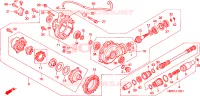 ENGRENAGE FINAL AVANT(2) pour Honda FOURTRAX 400 FOREMAN 4X4 de 2002