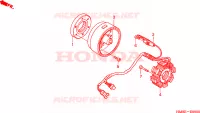ALTERNATEUR pour Honda TRX 250 FOURTRAX RECON Standard de 2002