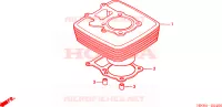 CYLINDRE pour Honda TRX 250 FOURTRAX RECON Standard de 2002