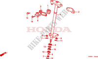 ARBRE DE DIRECTION pour Honda TRX 250 FOURTRAX RECON de 2001