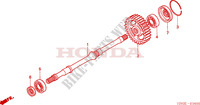 ARBRE DE SORTIE pour Honda FOURTRAX 450 FOREMAN 4X4 Electric Shift de 2002