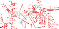 LEVIER DE GUIDON/COMMUTATEUR/CABLE(TRX450FE) pour Honda FOURTRAX 450 FOREMAN 4X4 Electric Shift de 2004