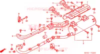 SILENCIEUX D'ECHAPPEMENT pour Honda FOURTRAX 450 FOREMAN S de 2003