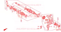 ARTICULATION(TRX350FM/FE) pour Honda FOURTRAX 350 RANCHER 4X4 de 2002