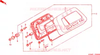 COMPTEUR pour Honda FOURTRAX 350 RANCHER 4X4 de 2002