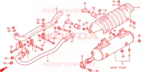 SILENCIEUX D'ECHAPPEMENT pour Honda FOURTRAX 350 RANCHER 4X4 de 2002