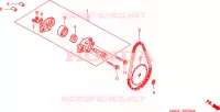 POMPE A HUILE pour Honda TRX 250 SPORTRAX EX de 2002