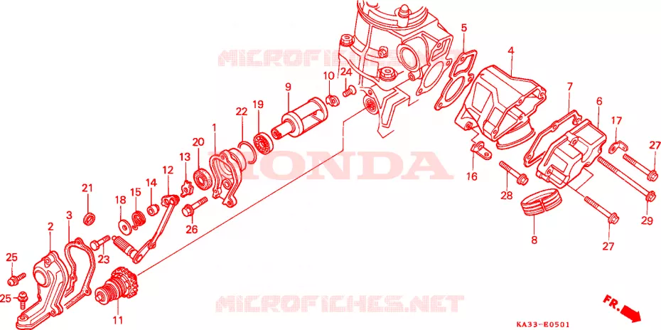 Joint De Collecteur D'échappement Pour Honda NX Transcity 125 1989-1998 - Neuf Avec étiquettes