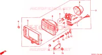 PHARE pour Honda NX 125 TRANSCITY de 1995