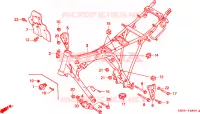 CADRE pour Honda CB 250 TWO FIFTY de 1996