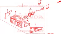 FEU ARRIERE pour Honda CB 250 TWO FIFTY de 1996