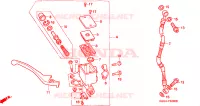 MAITRE CYLINDRE DE FREIN AVANT pour Honda CB 250 TWO FIFTY de 1996