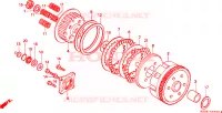 EMBRAYAGE pour Honda CB 250 TWO FIFTY de 2000