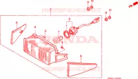 FEU ARRIERE pour Honda CB 250 TWO FIFTY de 2000