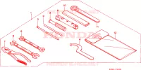 OUTIL pour Honda CB 250 TWO FIFTY de 2000