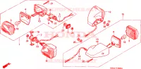 CLIGNOTANT(1) pour Honda NSR 125 R de 1993