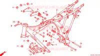 CADRE pour Honda CG 125 CARGO de 1993
