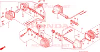 CLIGNOTANT(3) pour Honda MTX 200 de 1983