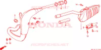 SILENCIEUX D'ECHAPPEMENT pour Honda MTX 200 de 1983