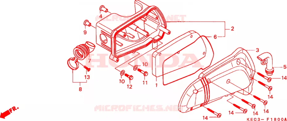 FILTRE A AIR Honda SCOOTER 100 SCOOPY 2000  SH100Y-SP