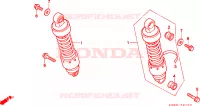 AMORTISSEUR ARRIERE pour Honda REBEL 250 de 2003