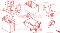 BATTERIE pour Honda REBEL 250 de 2003