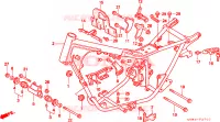 CADRE pour Honda REBEL 250 de 2003