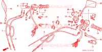 COMMUTATEUR/CABLE(CM) pour Honda REBEL 250 de 2003