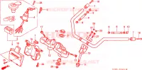 GUIDON   TE DE FOURCHE pour Honda REBEL 250 de 2003