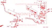 MAITRE CYLINDRE DE FREIN AVANT pour Honda REBEL 250 de 2003