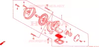 POMPE A HUILE pour Honda REBEL 250 de 2003