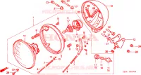 PHARE pour Honda REBEL 250 de 1998