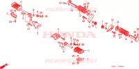 REPOSE PIED pour Honda REBEL 250 de 1998