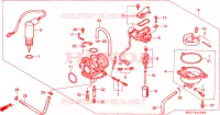 CARBURATEUR pour Honda PANTHEON 125 FES de 2002