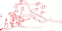 GUIDON   TE DE FOURCHE pour Honda XLS 185 de 1987