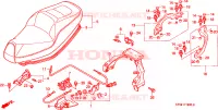 SELLE pour Honda FORESIGHT 250 de 2002