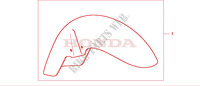 GARDE BOUE AVANT CHROME pour Honda SHADOW 125 de 2000