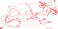 GUIDON   CARENAGE pour Honda AROBASE 150 de 2004
