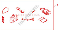 ALARME  pour Honda AROBASE 125 KPH AND MILES de 2002
