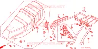 SIEGE(CH125J/L/M/N/P/R) pour Honda CH 125 SPACY de 1993