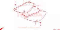 COUVERCLES LATERAUX pour Honda XR 100 de 2003