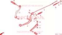 PEDALE pour Honda XR 100 de 2003