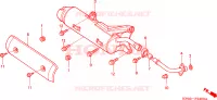 SILENCIEUX D'ECHAPPEMENT pour Honda JAZZ 250 -ED- de 2002