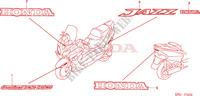 AUTOCOLLANTS pour Honda JAZZ 250 -2ED- de 2001