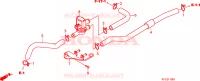 COMMANDE INJECTION D'AIR SOUPAPE(XL125V7/8) pour Honda 125 VARADERO de 2007